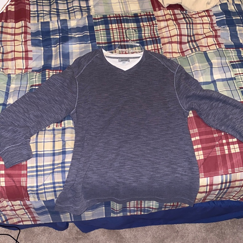 Method charcoal long sleeve shirt